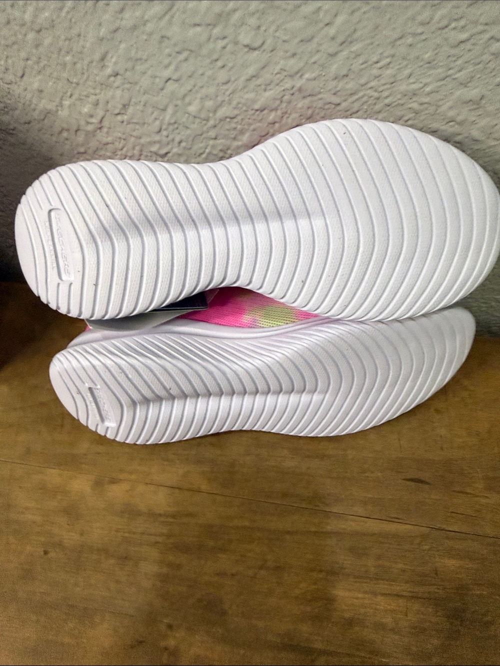 Skechers S Sport Slip-On Sneakers - Pink Multi Pastel size 3 NWT - Picture 6 of 6